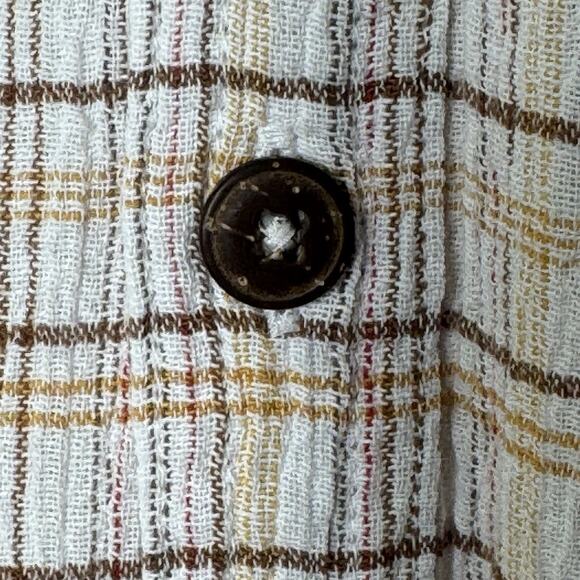 Patagonia Men's L Organic Cotton Short Sleeve Button Front Plaid Casual Shirt - Picture 6 of 9